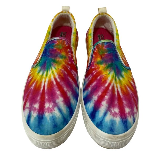 Skechers poppy Hippy Hype Womens size 10 shoes multicolor tie dye slip on sneake - Picture 3 of 8